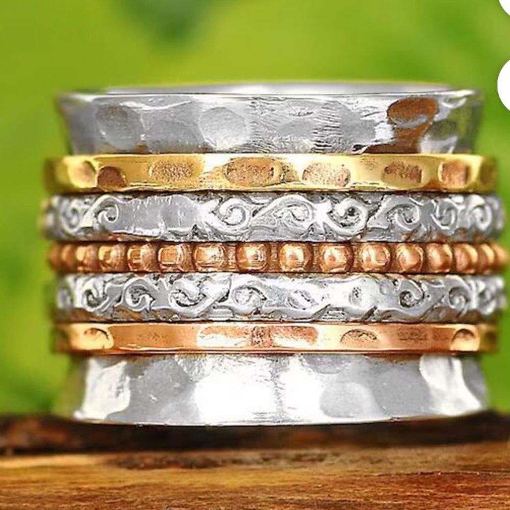 New!!! Wide fidget ring! Sz 7 🆕 - Picture 2 of 5
